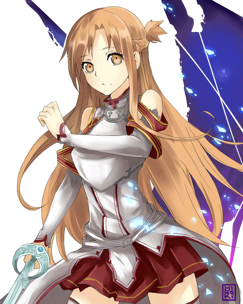 Наклейка Асуна Юки / Asuna Yuuki PNG - AVATAN PLUS